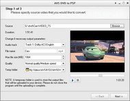 AVS DVD to PSP screenshot